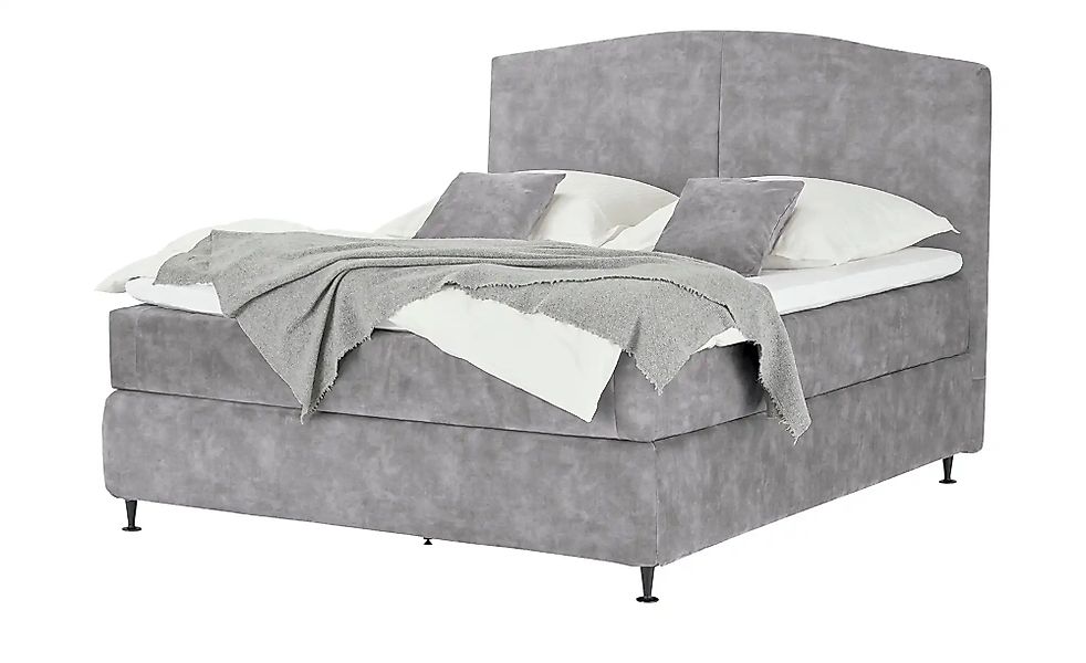 Kings and Queens Boxspringbett  Skyer ¦ grau ¦ Maße (cm): B: 184 H: 132 Bet günstig online kaufen