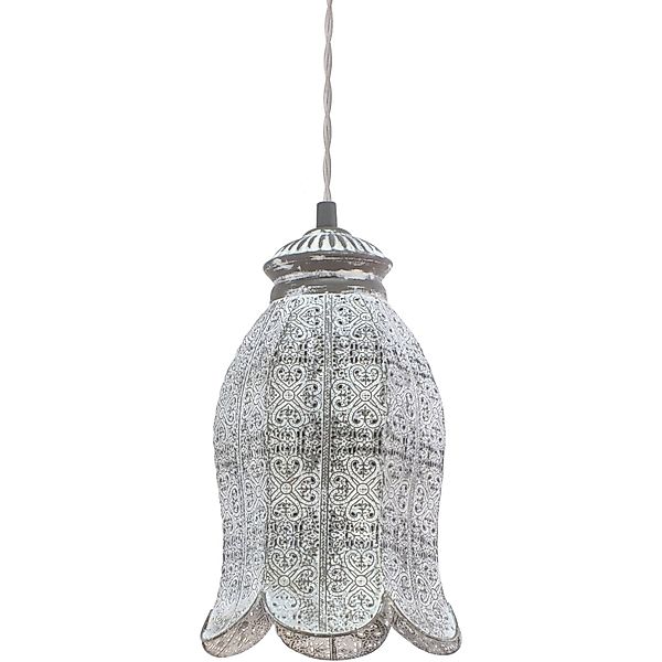 EGLO Pendelleuchte "TALBOT 1" Metall, grau, günstig online kaufen