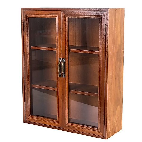DOPWii Beistellschrank Lagerschrank, hölzerner Vintage-Vitrinenschrank, Bad günstig online kaufen