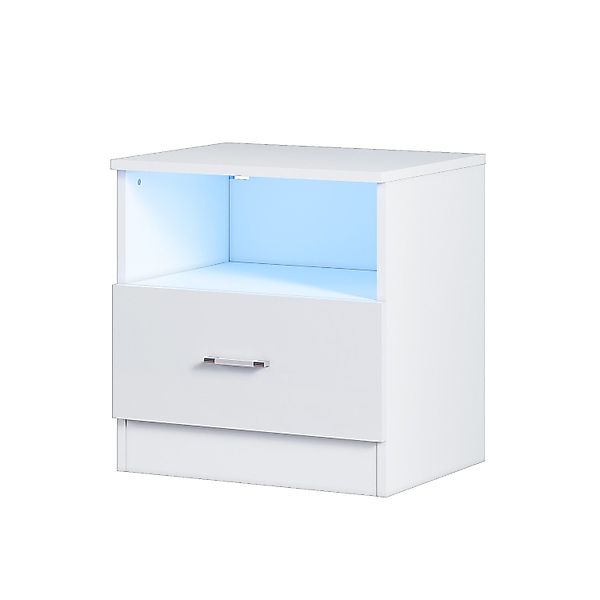 SONNI Nachtkonsole Nachttisch mit led beleuchtung,schublade günstig online kaufen