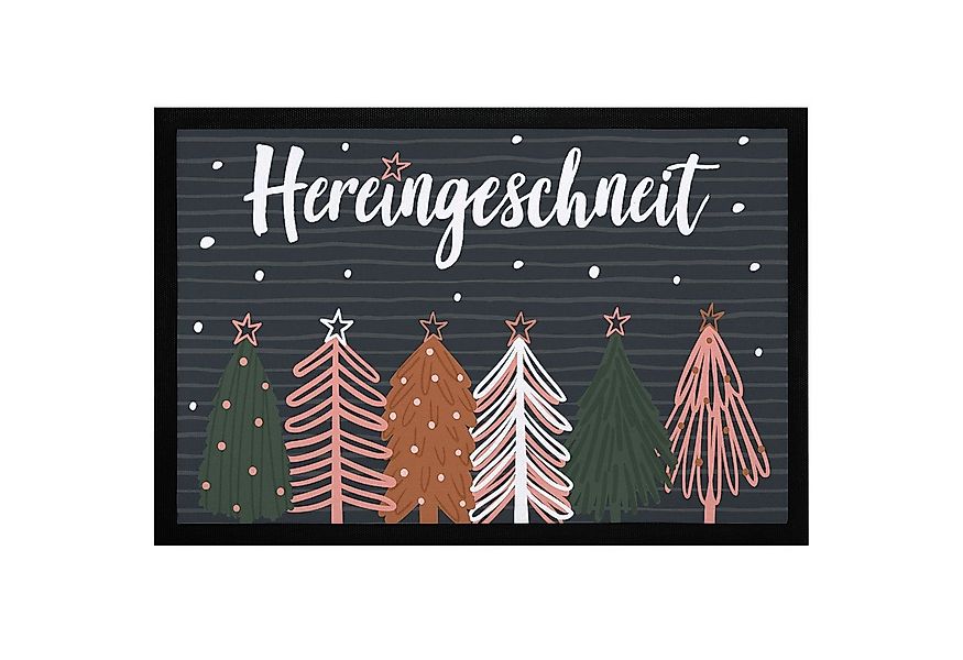 MoonWorks Fußmatte Fußmatte Weihnachten Winter Motiv Hereingeschneit Schnee günstig online kaufen