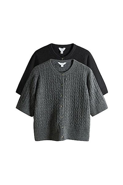 The Set Strickjacke The Set Kurzärmelige Strickjacken, 2er-Pack (2-tlg) günstig online kaufen