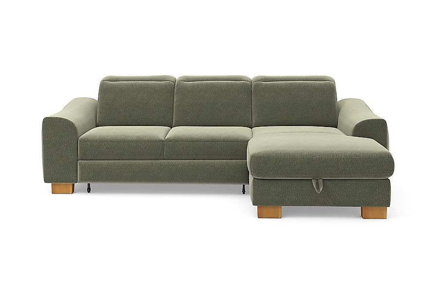 Home affaire Ecksofa »Dundee L-Form«, wahlweise mit Kopfteilverstellung und günstig online kaufen