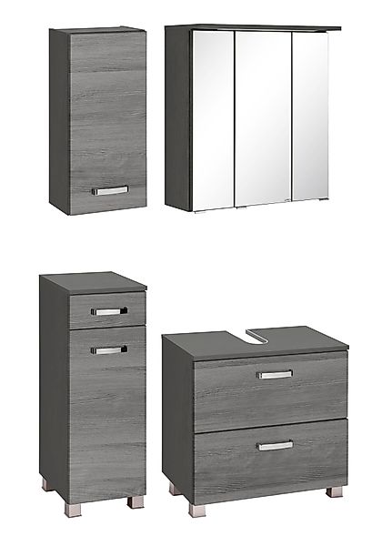 welltime Badmöbel-Set »Ravenna« 4 Stk. tlg. Hängeschrank, Unterschrank, Spi günstig online kaufen