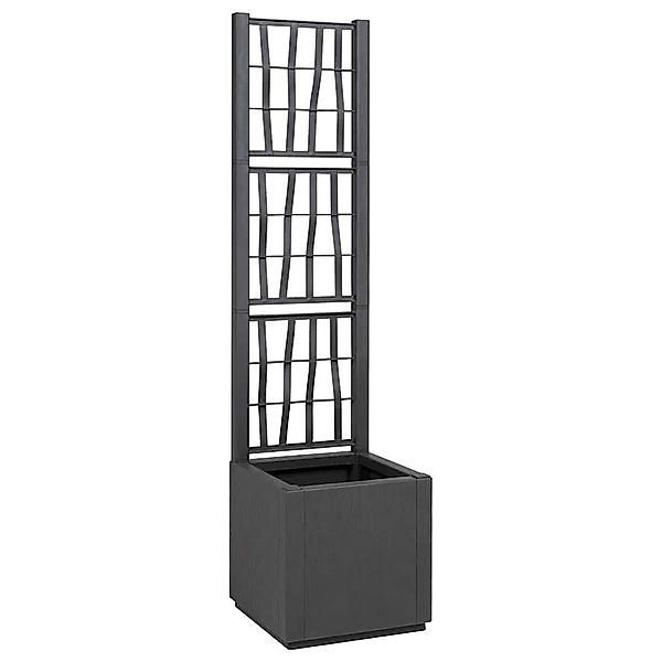 vidaXL Blumentopf Gartenblumentopf Anthrazit 36 x günstig online kaufen
