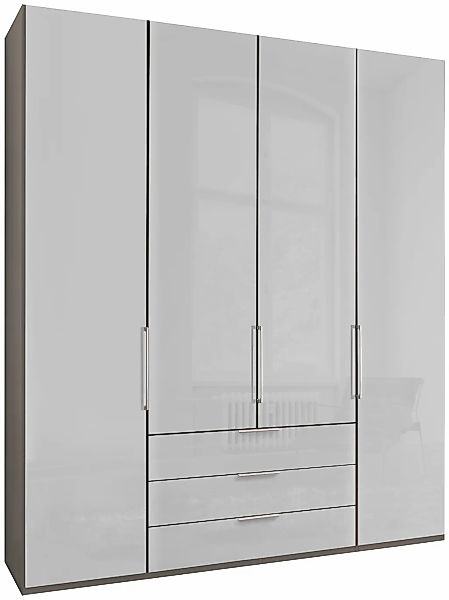 WIEMANN Kleiderschrank "Monaco" mit Glasfront sowie hochwertigen Beschlägen günstig online kaufen