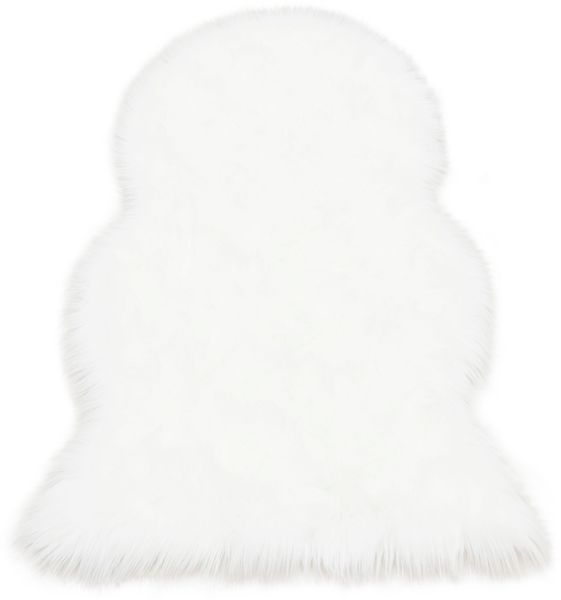 my home Fellteppich "Dena Teppiche, Fellform, waschbar" fellförmig 60 mm Hö günstig online kaufen