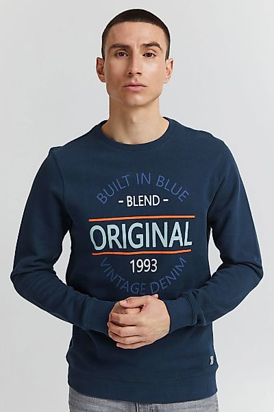 Blend Rundhalspullover "BHSweatshirt" Klassisches Sweatshirt mit Rundhalsau günstig online kaufen