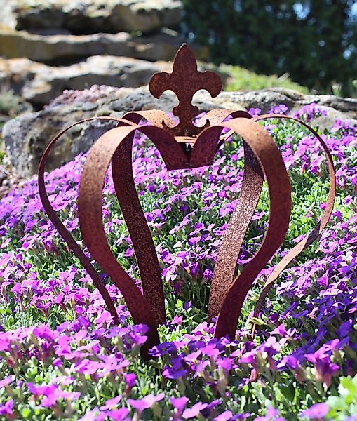 LB H&F Lilienburg Gartenstecker Gartendeko Rost günstig online kaufen
