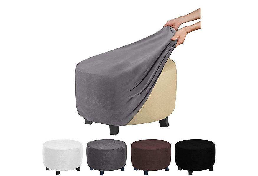 BTTO Stuhlhusse Hockerbezug Sofahusse Stretch Bezug Schonbezug Hocker Sofah günstig online kaufen