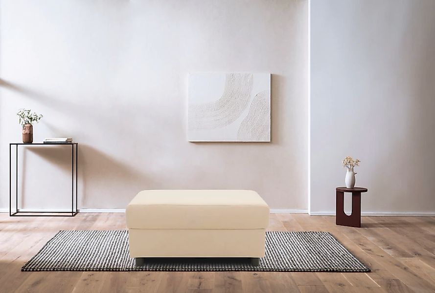 DOMO collection Polsterhocker "Turah 2 in Cord oder Luxus-Microfaser", mode günstig online kaufen