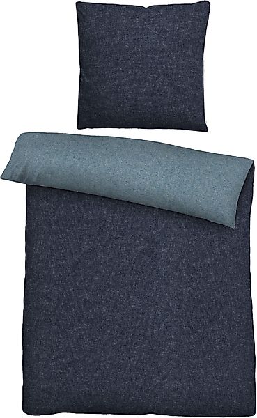 Biberna Wendebettwäsche Hermal, Flanell, 2 teilig, günstig online kaufen