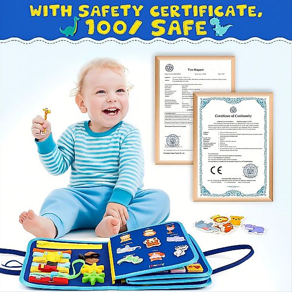 POPOLIC Lernspielzeug Busy Board für Kinder günstig online kaufen