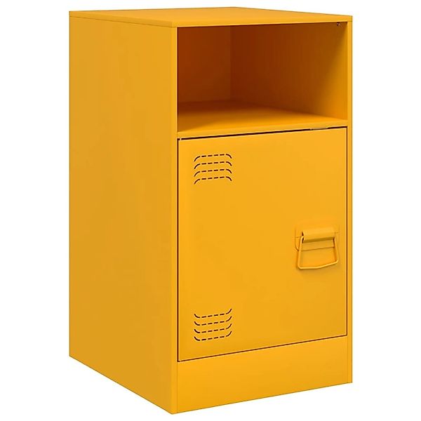 vidaXL Nachttisch Nachttisch Senfgelb 34,5x39x62 cm günstig online kaufen