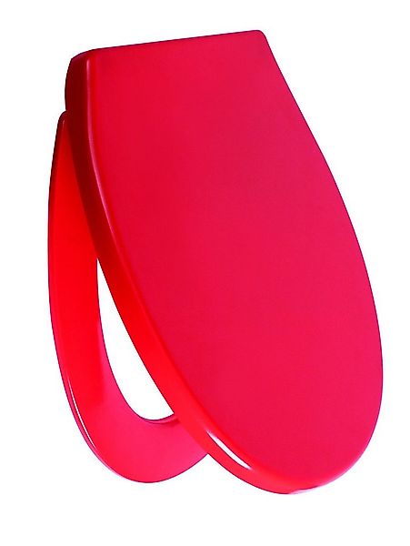 Primaster WC-Sitz Primaster WC-Deckel mit Absenkautomatik Rot, Absenkautoma günstig online kaufen