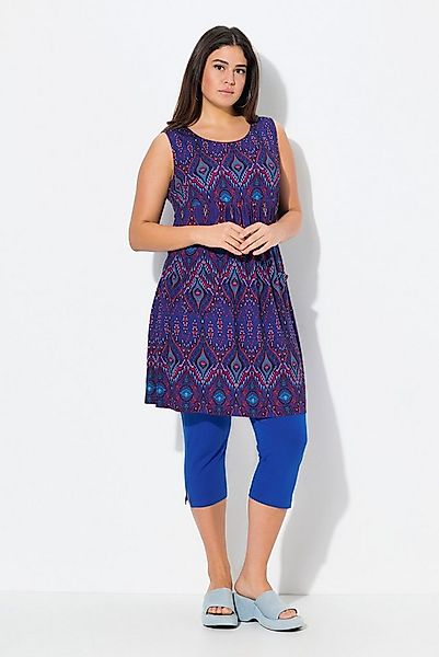 Ulla Popken Minikleid Jersey-Minikleid A-Linie Rundhals ärmellos Taschen günstig online kaufen