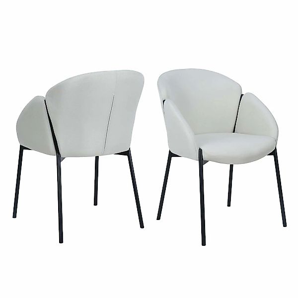 OTTO home Esszimmerstuhl "Westfox" () 2 Stk. gepolsterte Rückenlehne, Armle günstig online kaufen