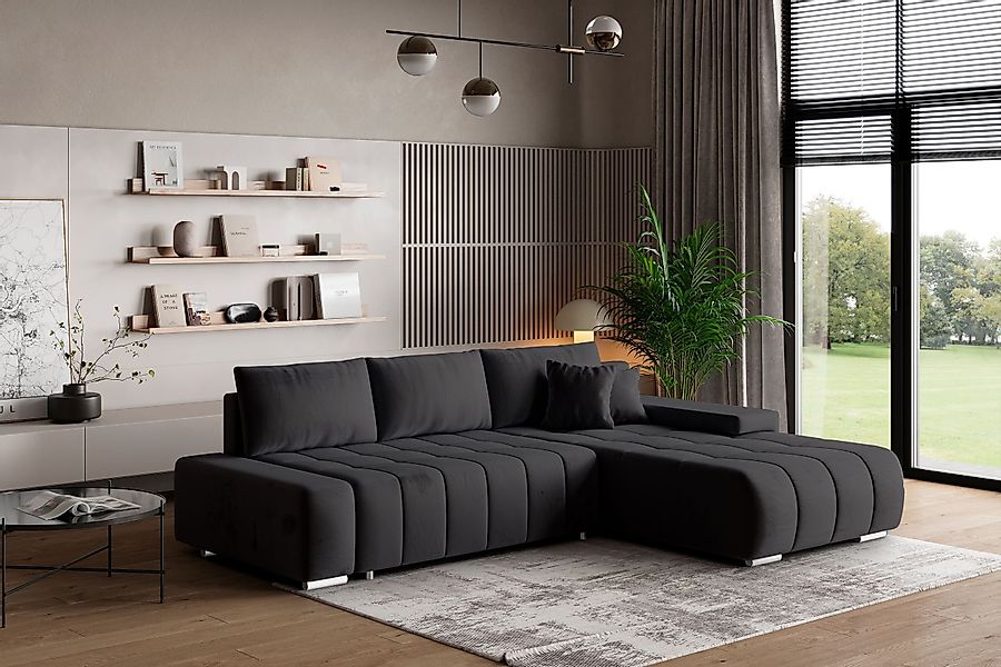 Masseno Ecksofa ALESE mit Schlaffunktion L-Form, günstig online kaufen