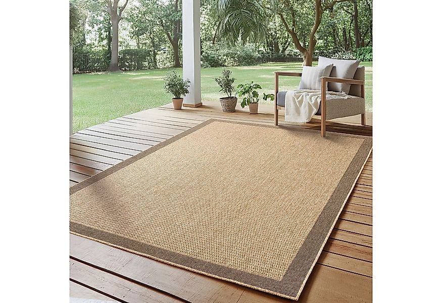 SIMPEX24 Outdoorteppich Boho Design, Läufer, Höhe: 5 mm, Outdoor Teppich We günstig online kaufen