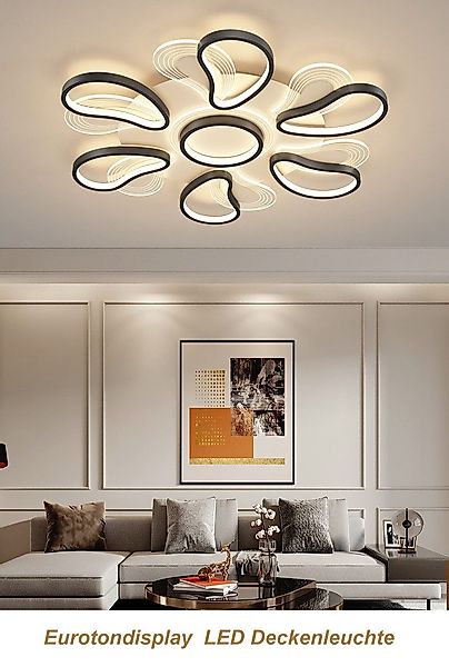 Eurotondisplay LED Deckenleuchte LED Deckenleuchte Fernbedienung günstig online kaufen