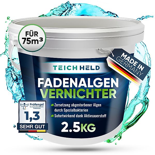 Teichheld Poolpflege Faden-Algenvernichter Teich-klar für kristallklares günstig online kaufen