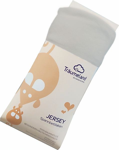 Träumeland Bettlaken "kuschelweiches Spannbetttuch Jersey" aus 100% kuschel günstig online kaufen
