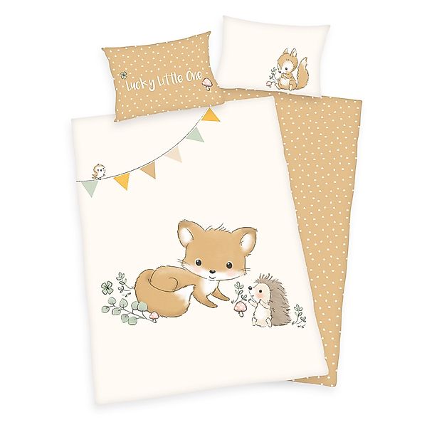 Herding Young Collection Babybettwäsche Waldfreunde Bettwäsche günstig online kaufen