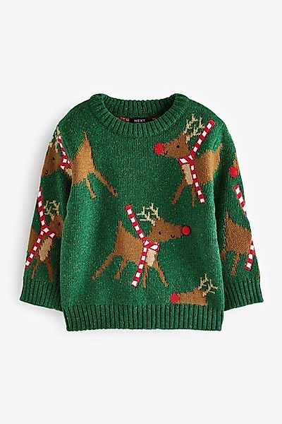 Next Rundhalspullover Weihnachtlicher Strickpullover (1-tlg) günstig online kaufen