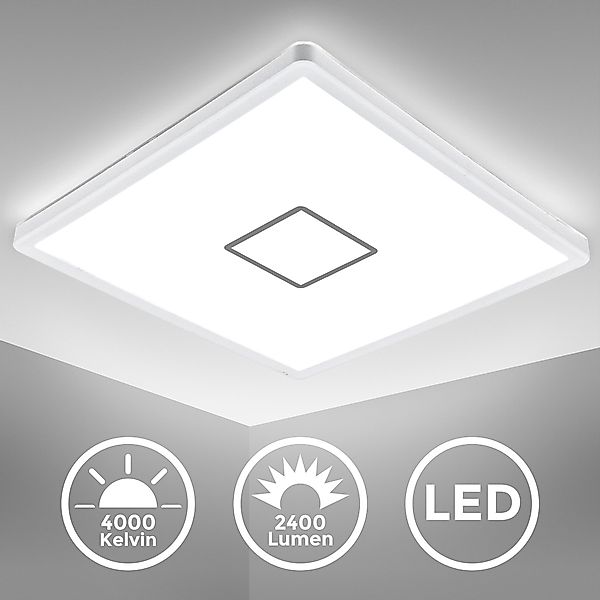 B.K.Licht Deckenleuchte LED Deckenlampe modern Panel günstig online kaufen