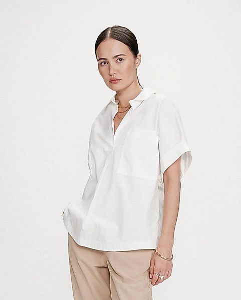 Grace & Mila Kurzarmbluse BLUSE OVERSIZE VERSIGNY - Baumwollbluse - Damenbl günstig online kaufen