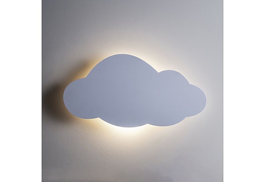 Lights4fun LED Wandleuchte LED Wolke Nachtlicht Batterie mit Fernbedienung günstig online kaufen