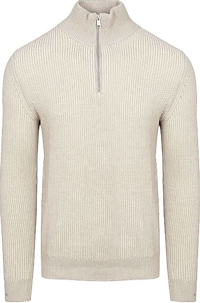 Marc O'Polo Half Zip Pullover Grau - Größe L günstig online kaufen