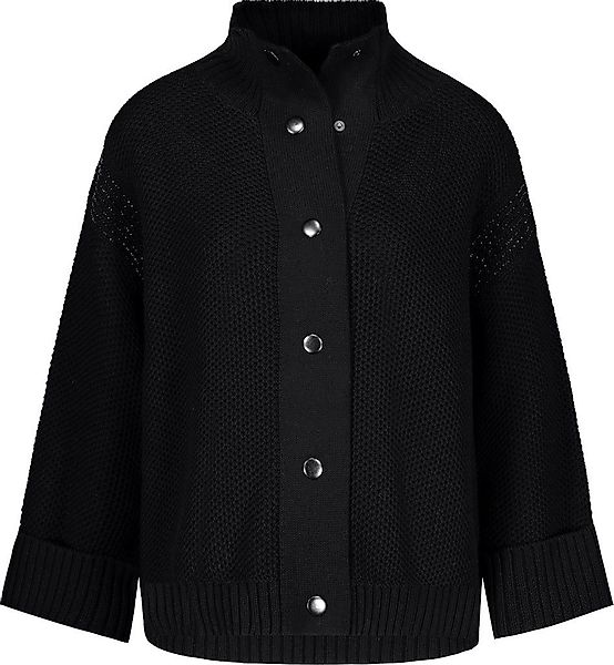 Monari Wolljacke Strickjacke Mit dekorativem Wabenmuster günstig online kaufen