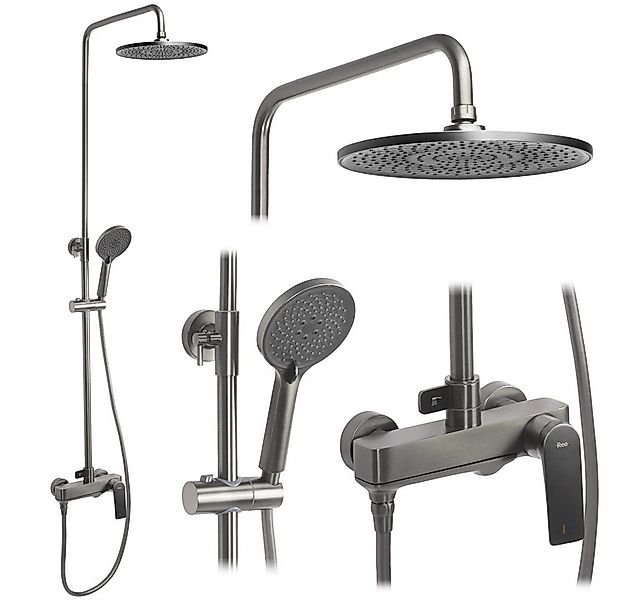 wohnwerk.idee Duschsystem Duscharmatur Dusche Regendusche Avalon Gold Matt günstig online kaufen