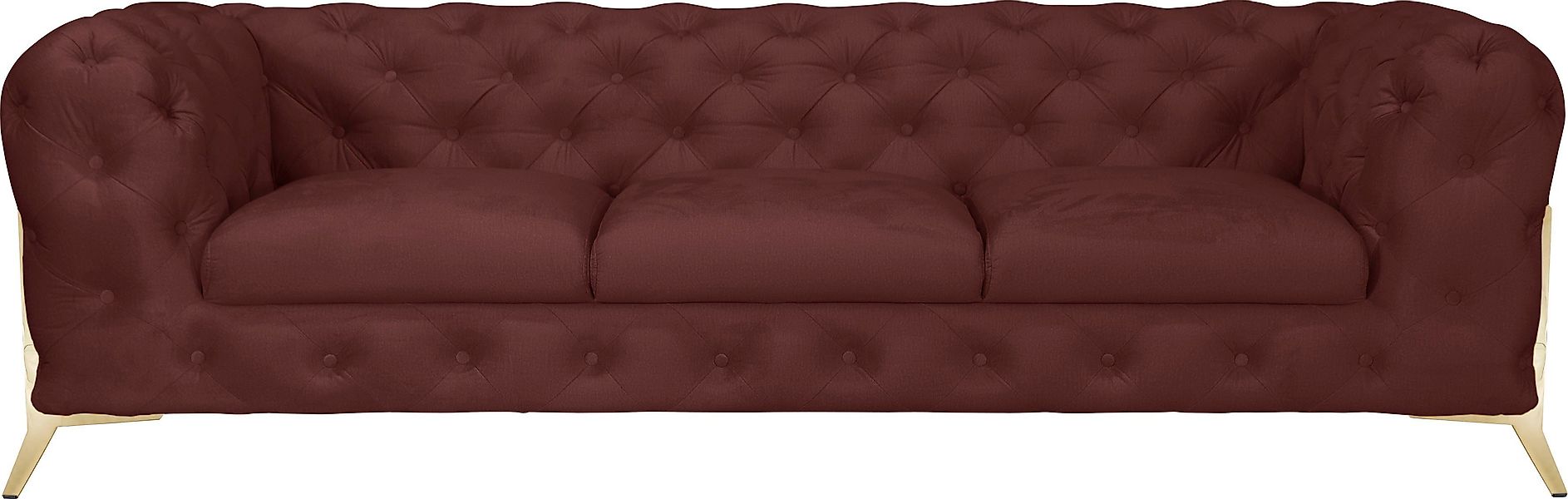Leonique Chesterfield-Sofa Amaury, aufwändige Knopfheftung, moderne günstig online kaufen