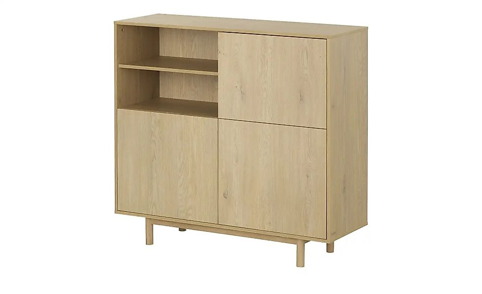 Roomers Highboard  Offida ¦ holzfarben ¦ Maße (cm): B: 125 H: 115 T: 43.0 K günstig online kaufen