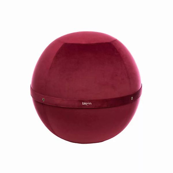 Ergonomischer Sitz Ballon Velvet Regular textil rot / Velours - Ø 55 cm - B günstig online kaufen