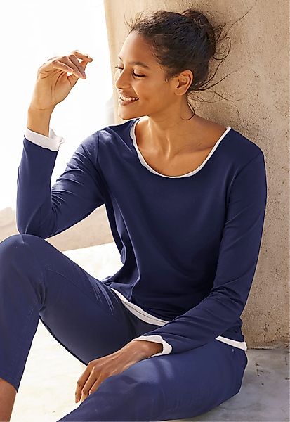 heine Langarmshirt "T-Shirt", (1 tlg.) günstig online kaufen