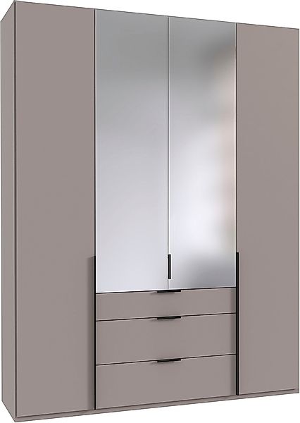 Wimex Drehtürenschrank »Mugano« mit langen oder kurzen Griffen aus Metall, günstig online kaufen