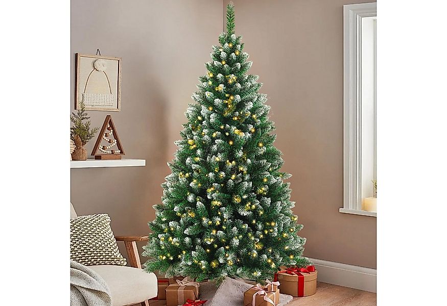 Vankel Künstlicher Weihnachtsbaum tannenbaum mit beleuchtung schmuck mit li günstig online kaufen