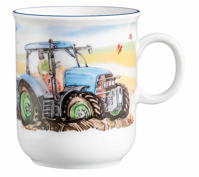 Seltmann Weiden Becher "Compact, Mein Traktor" Becher mit Henkel 0,25 l günstig online kaufen