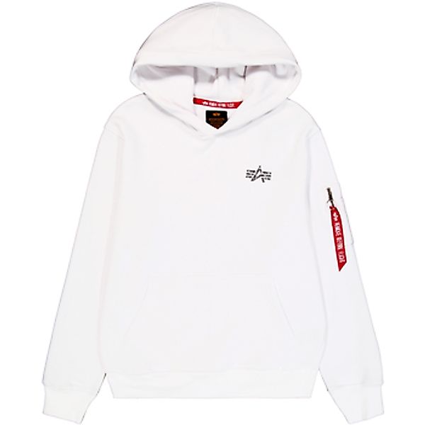 Alpha Industries  Pullover Signature Backprint Hoodie - white günstig online kaufen
