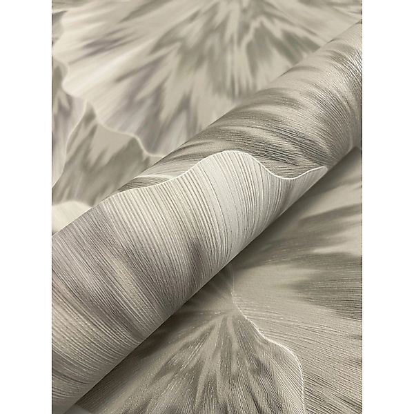 Newroom Vliestapete Petricca Taupe Blumen Natur Strukturiert FSC® günstig online kaufen