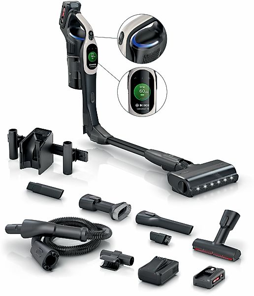 BOSCH Akku-Stielstaubsauger "Unlimited 10 BTS1042GQC, MicroClean™ Technolog günstig online kaufen