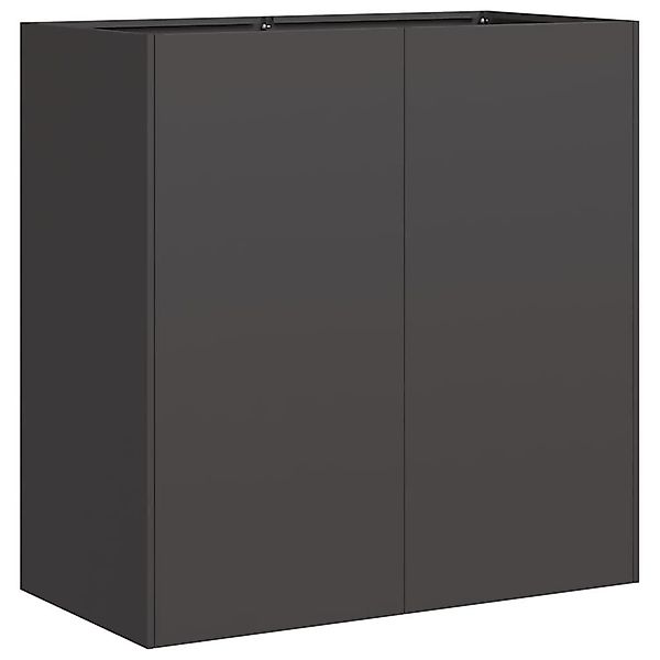 vidaXL Blumentopf Pflanzkübel Schwarz 80x40x80 cm günstig online kaufen