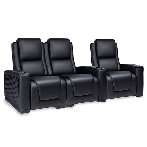 Zinea Sofa Zinea Kinosessel Prestige Dark - 3 Sitzer LL - Leder - elektr. - günstig online kaufen