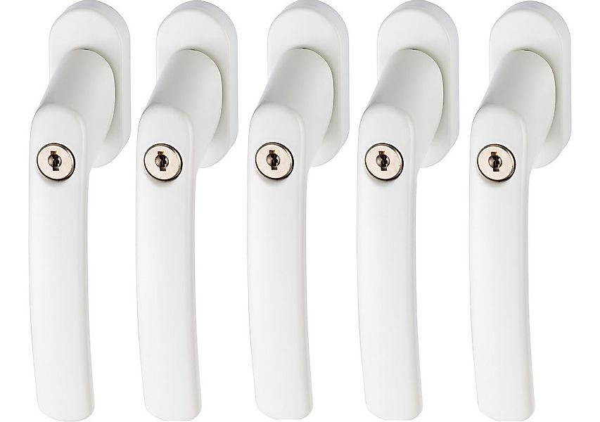 ABUS Fenstergriff, ABUS FG200 W AB208 5er Set - weiß günstig online kaufen