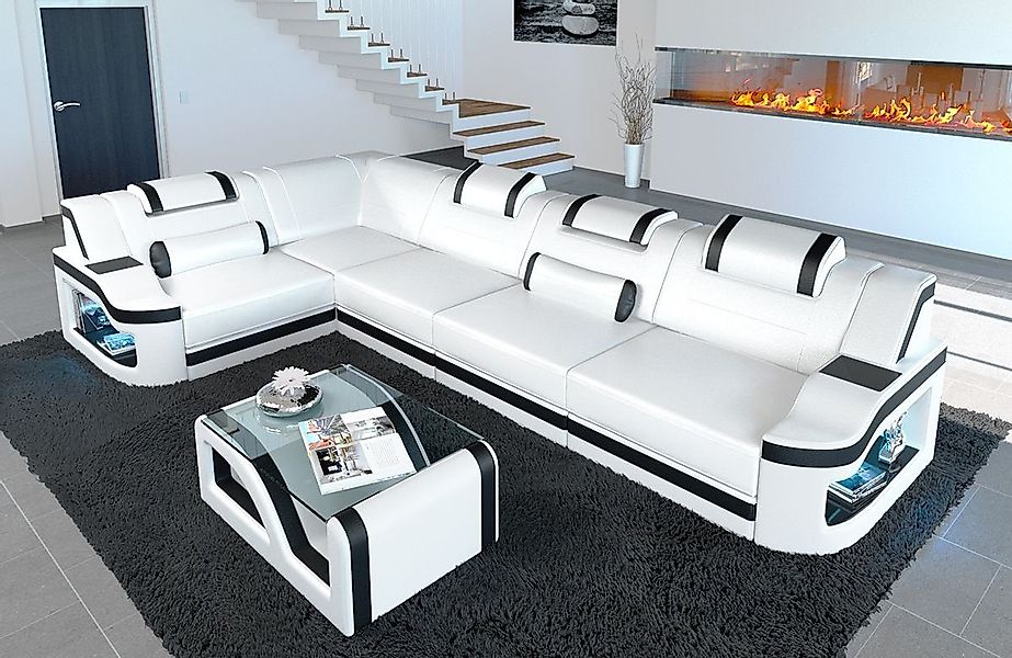 Sofa Dreams Ecksofa Ledersofa Padua L günstig online kaufen