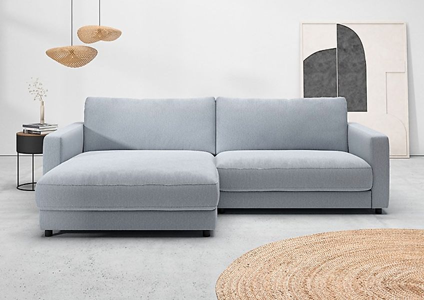 Home affaire Ecksofa »Ecksofa Jiro, L-Form, große Sitztiefe, Breite 265 cm« günstig online kaufen