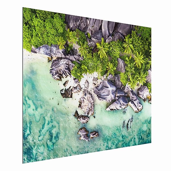 Alu-Dibond Bild Versteckter Strand günstig online kaufen